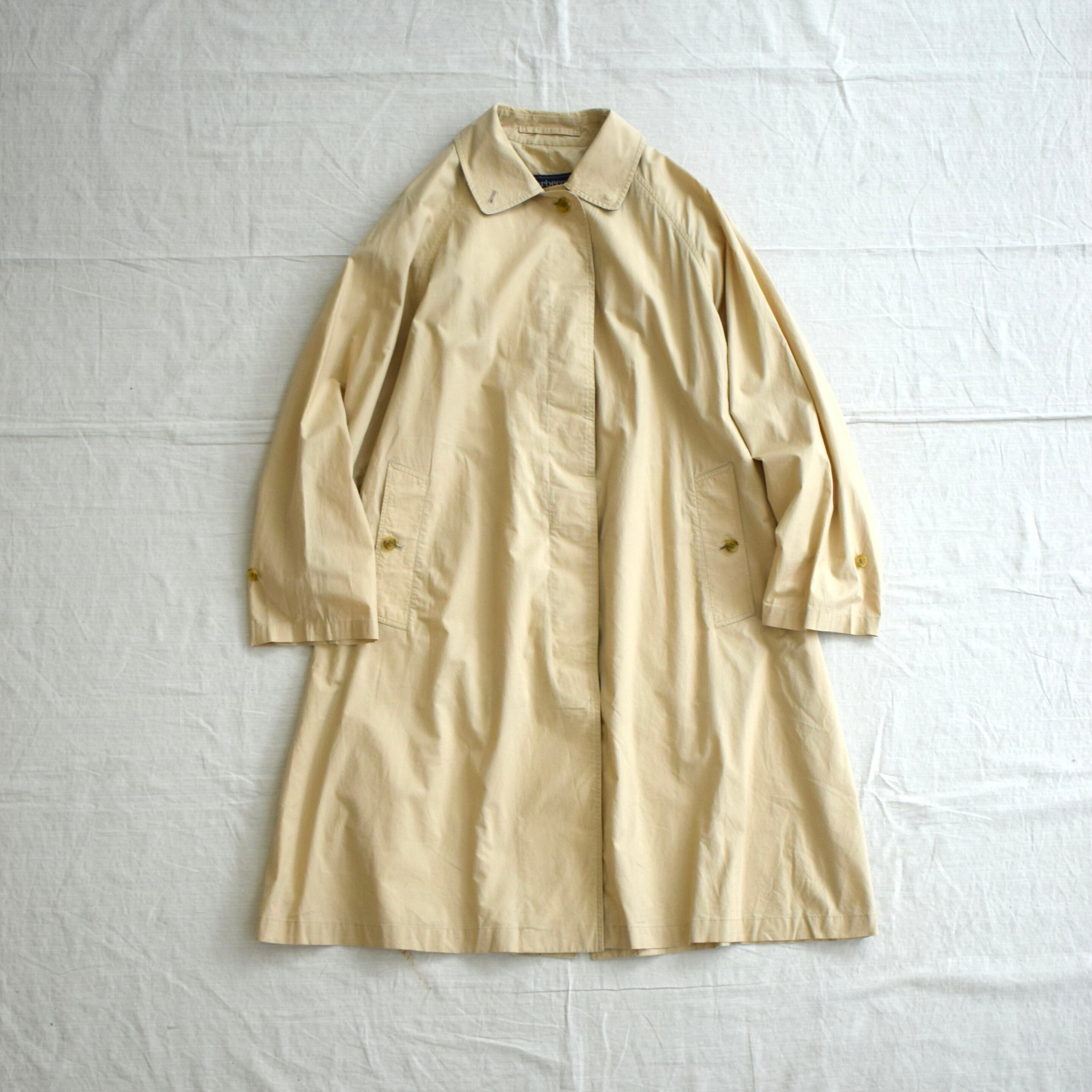 80's Burberry's 1枚袖 ステンカラーコート レディース ベージュ 80's Burberry's 1枚袖 ステンカラーコート レディース ベージュ