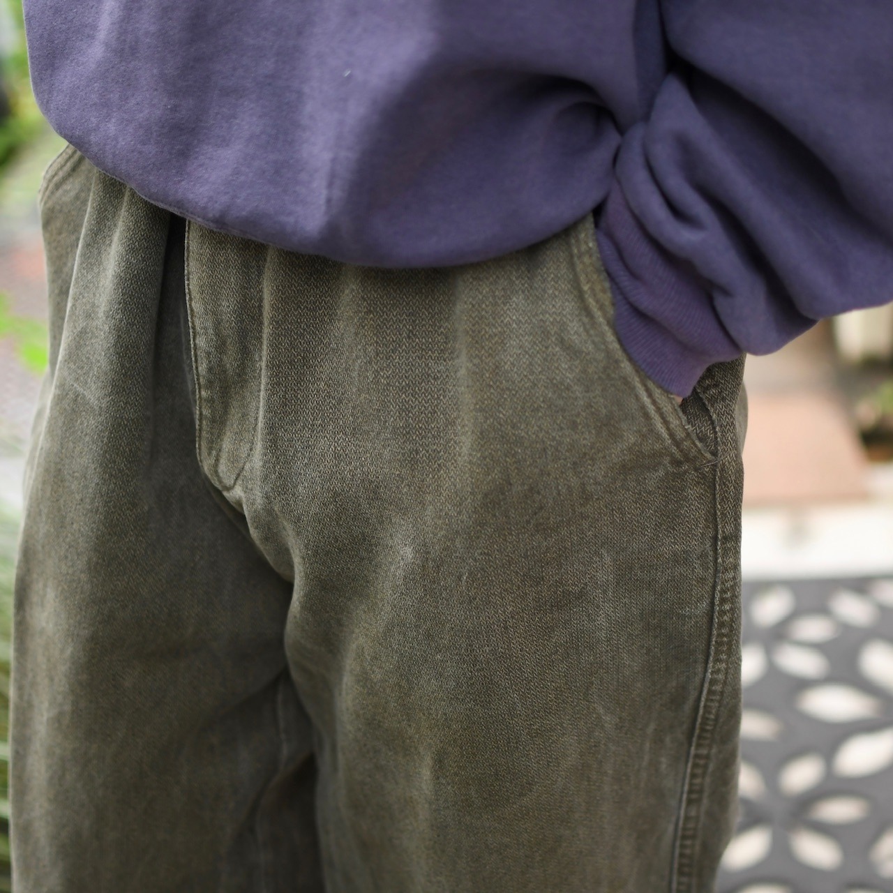 marlboro classics fade herringbone twill denim pants