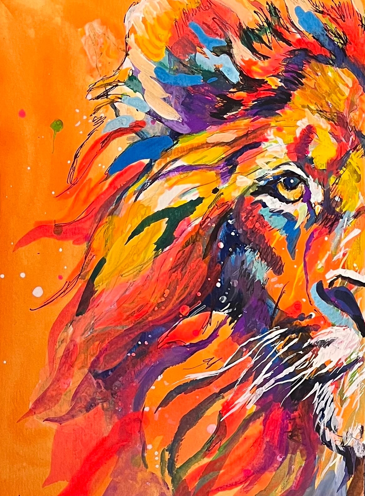 開運絵画　❀ライオンズゲート❀ほえろ煌 Lions Gate Dragons Gate | 同時代ギャラリー｜Dohjidai Gallery of Art