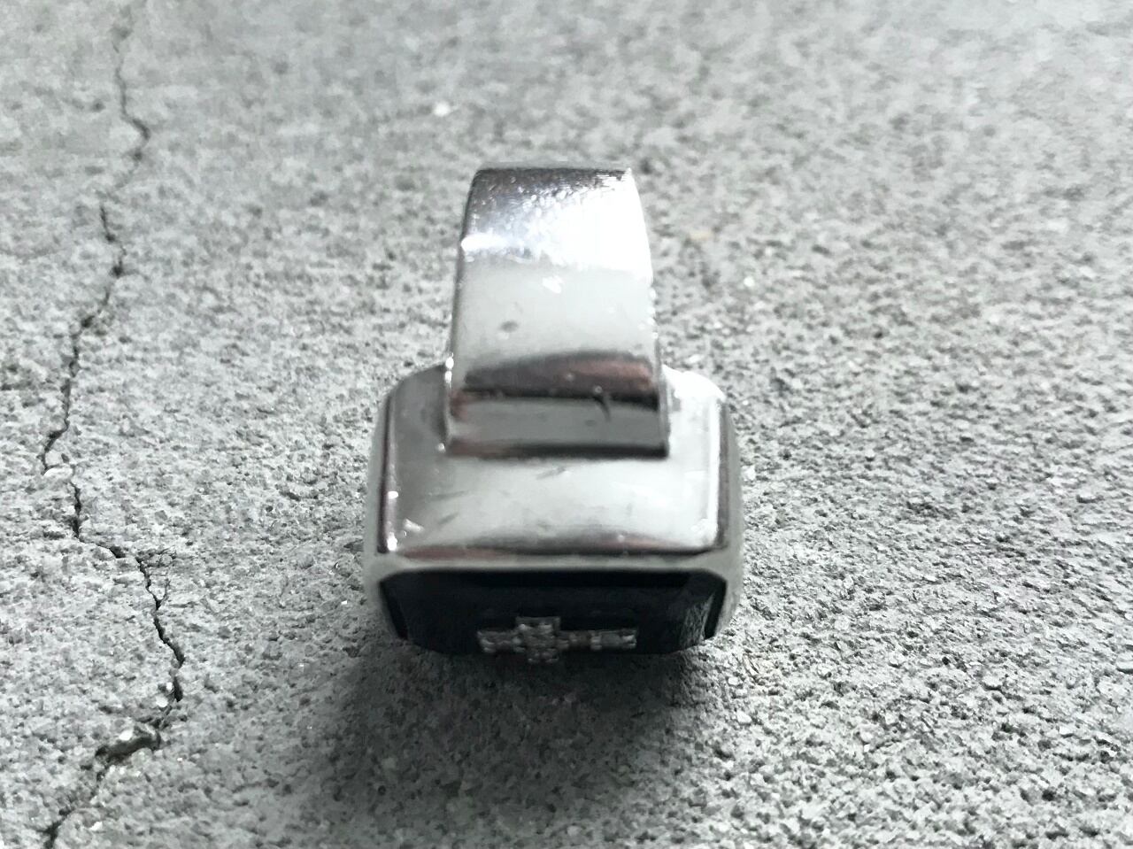 Justin Davis EMINEM ring onyx/diamond/silver 925 | AFTER DARK