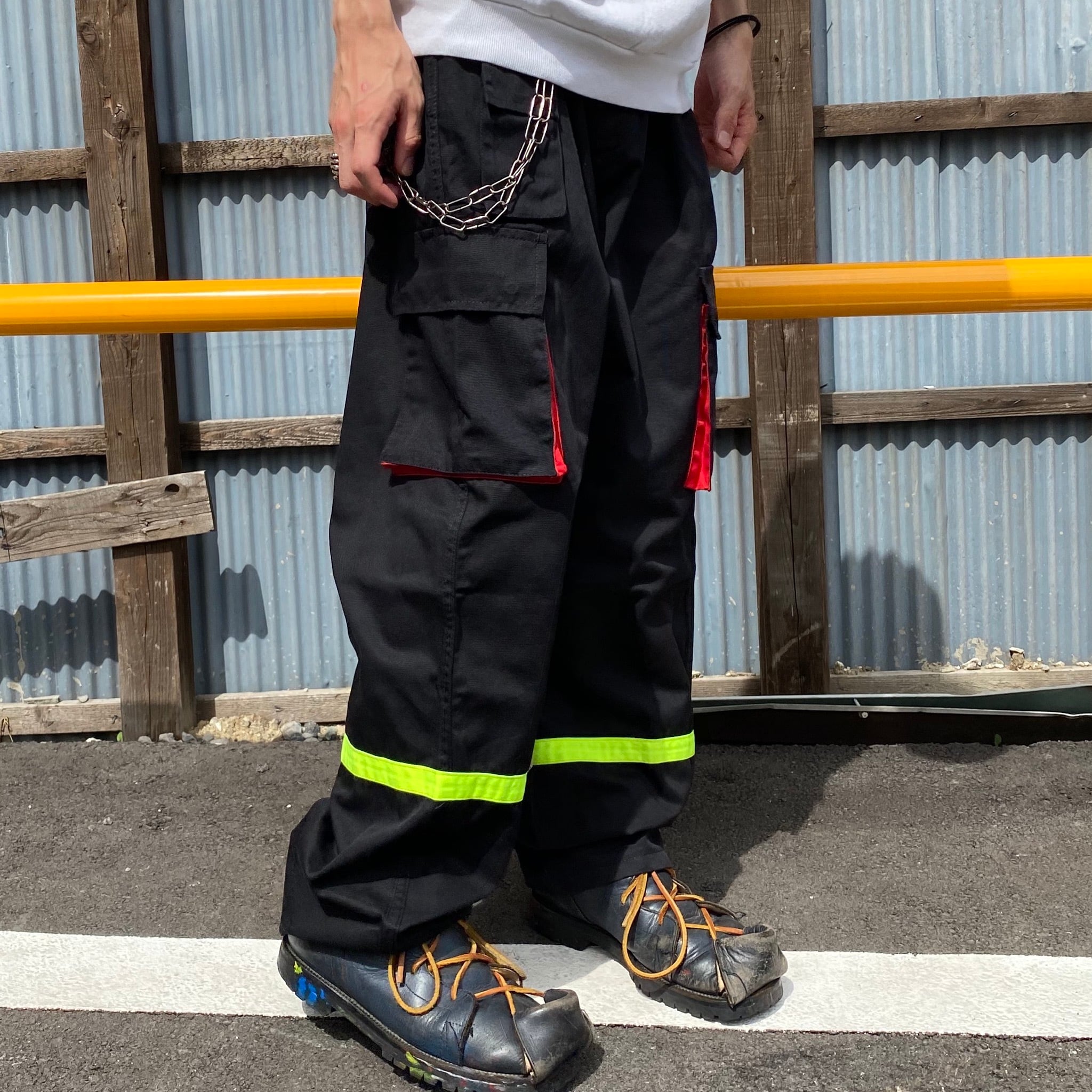 リフレクター 多機能 フレンチカーゴワークパンツ ユーロワーク メンズ 