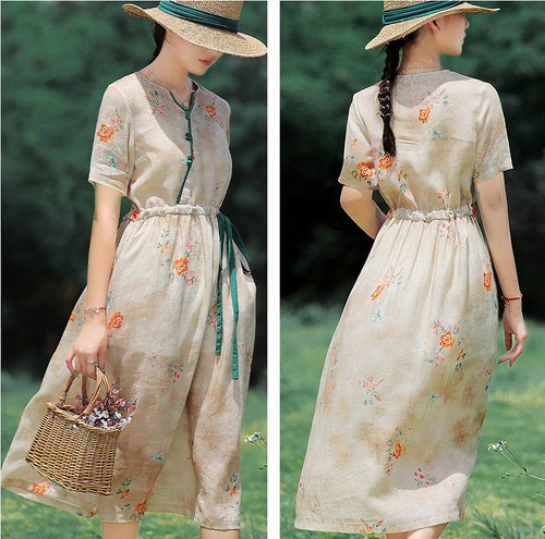 【春夏新作】ファッションワンピース#sedmsh-250397