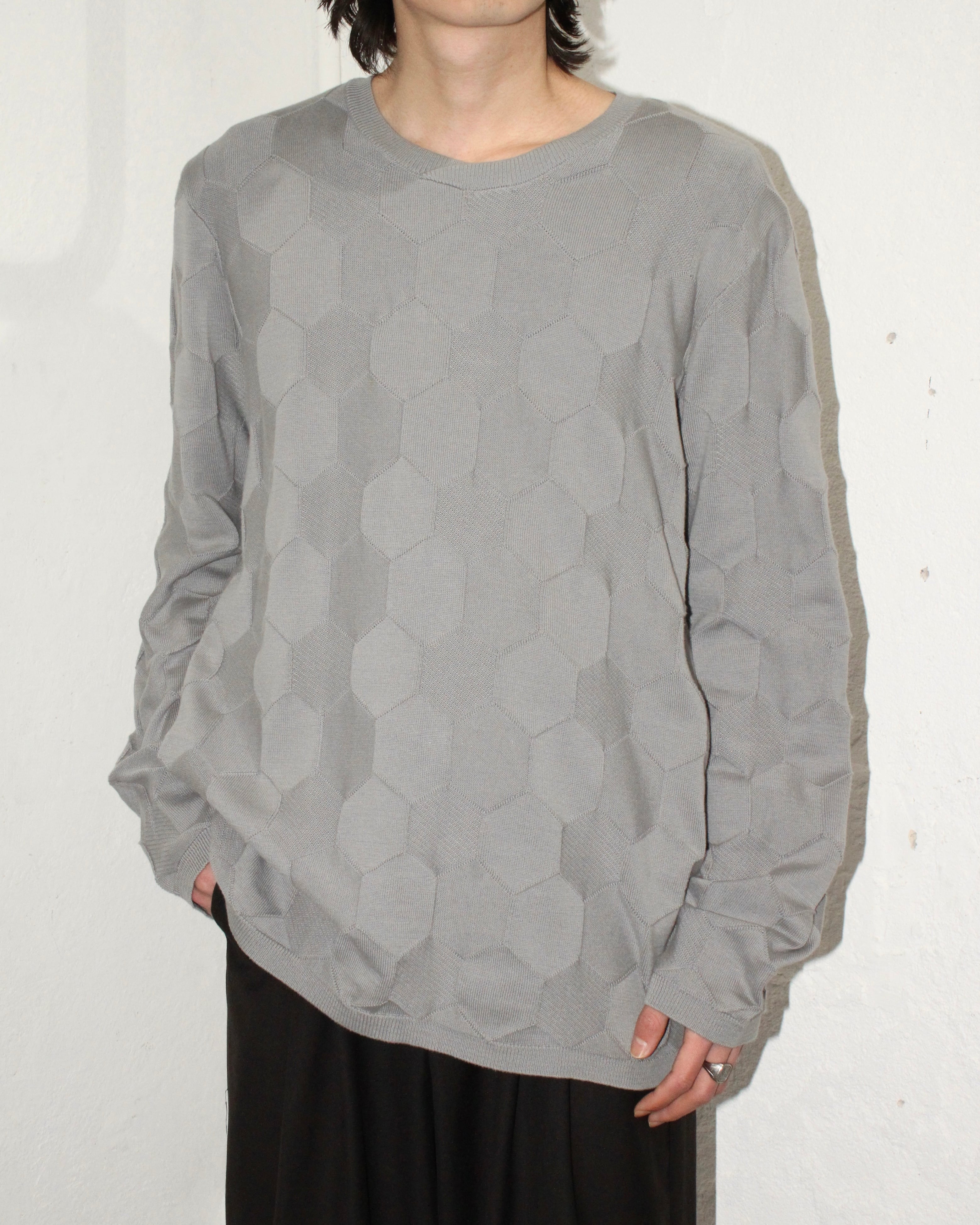 EMPORIO ARMANI Honeycomb Pattern Knit