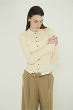 CLANE COMPACT RIB KNIT SHIRTS 3色展開