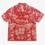 90s〜00s|RJC|ハワイアンシャツ|MADE IN HAWAII USA ヤシの木 総柄 コットン|B
