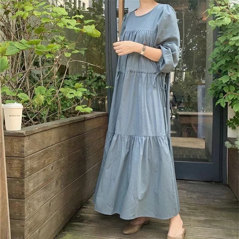 コットンティアードワンピース　AJ22262-6831