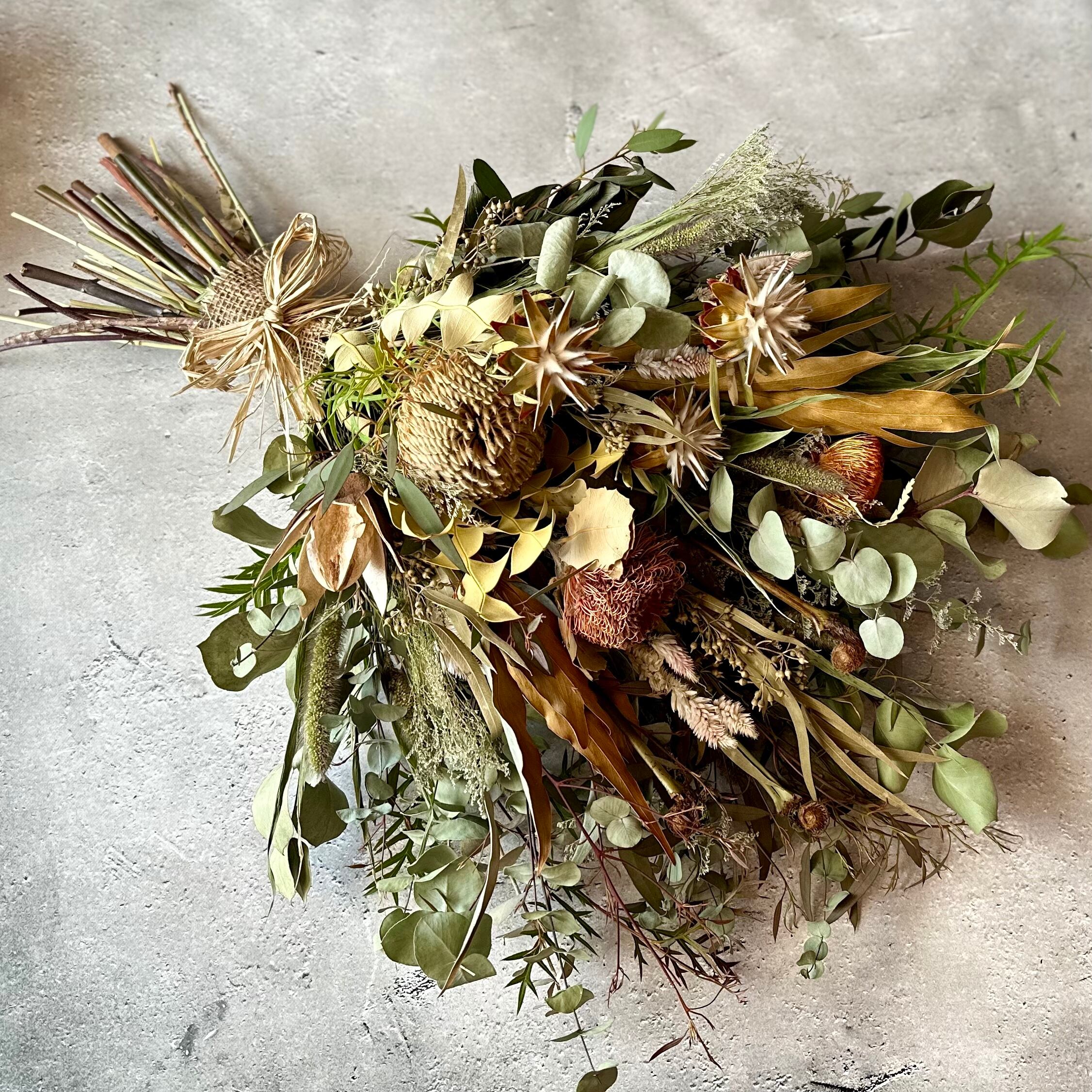 ドライフラワー花束L/オーダーメイド | 花呟-kagen-