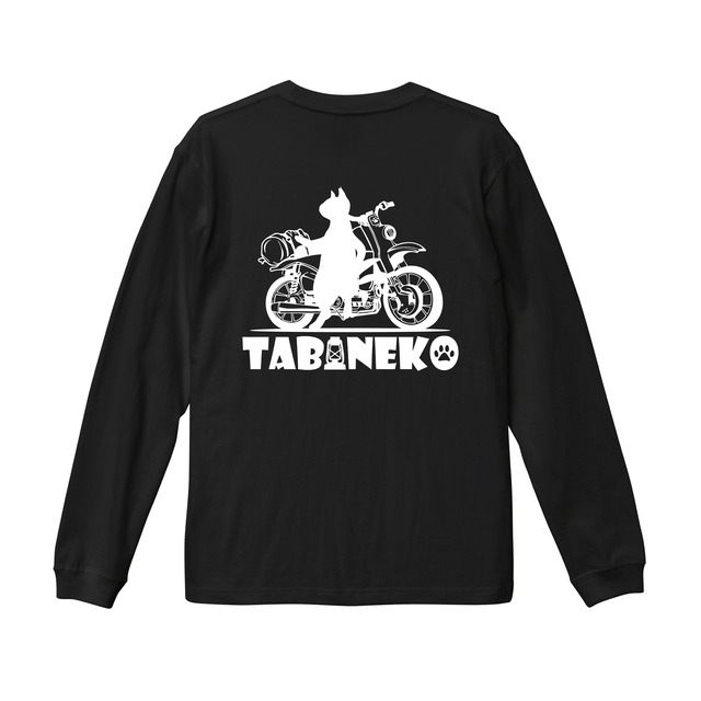 BackPrinted LongSleeveTshirt Black No.9