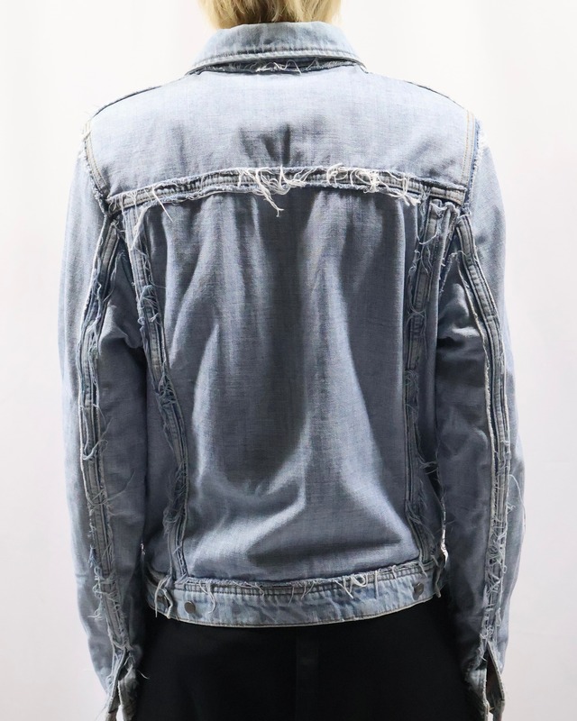 【Maison Margiela×H&M】fringe design denim jacket