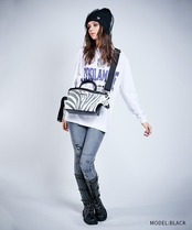 チュールポンポンビーニー (BLACK) CQ-47504