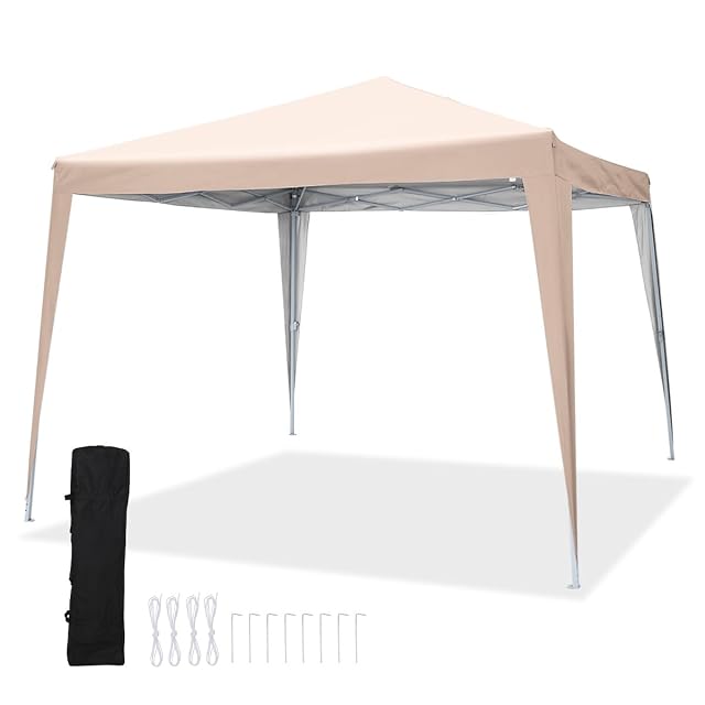 ApeexCanopy タープテント 3m×3m 【専用横幕/サイドシート3枚付属】 風