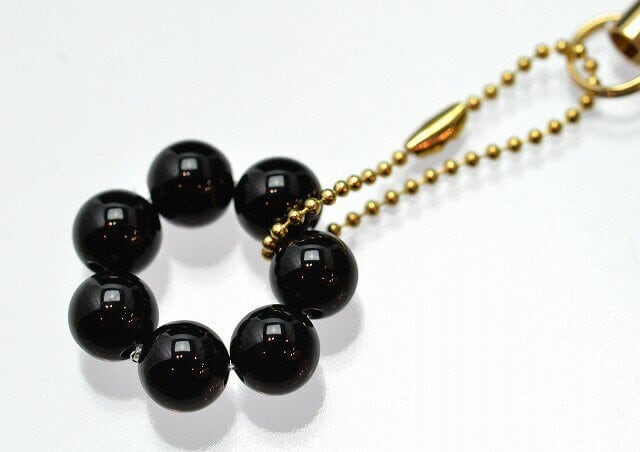 オニキス ストラップ お守り 厄除け 魔除け 災難除け 成功 繁栄 パワーストーンストラップ ギフト 送料無料