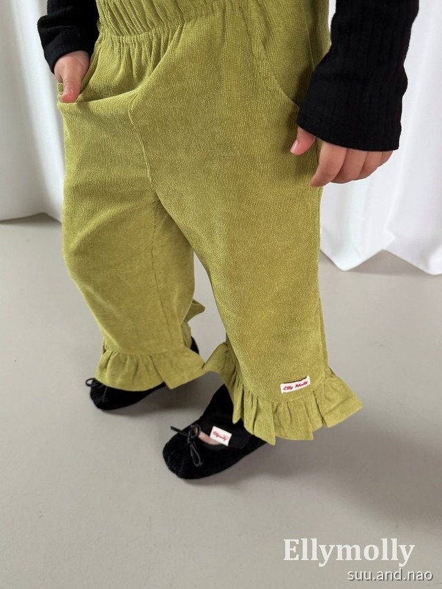 取寄:ELLYMOLLY フリルログパンツ※送料無料