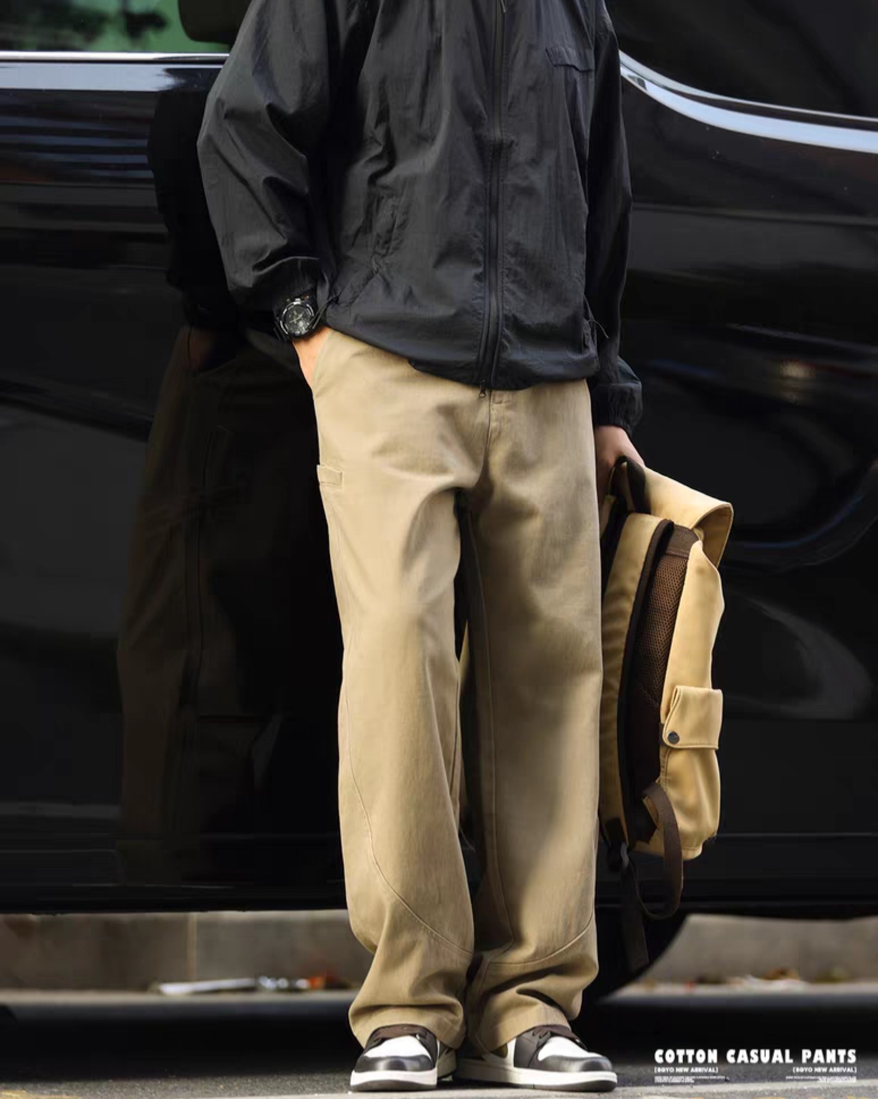 Cotton Washed Casual Pants  K0405