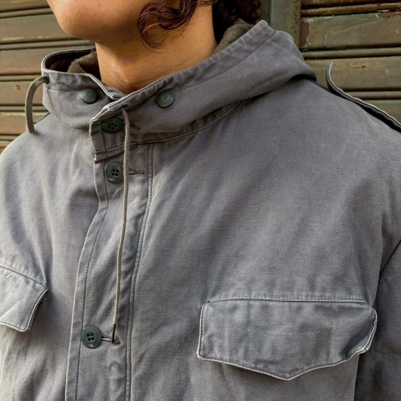 80s ドイツ軍 実物 フィールドジャケット メカニック ミリタリー L