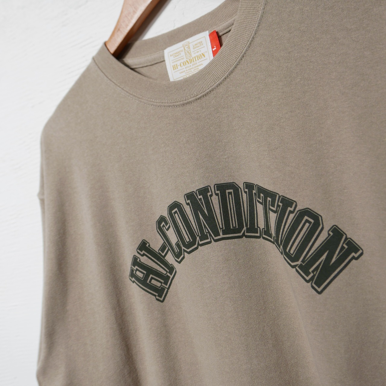 College arch logo huge silhouette Tee