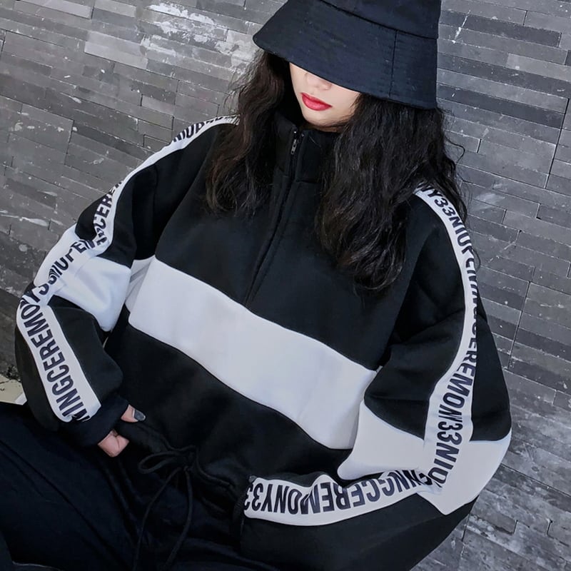 サブカル系 長袖Tシャツ ストリートファッション