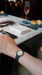 カルティエ ヴァンドームルイカルティエ LM PARIS 手巻き YG,WGコンビ Dバックル thumbnail 11