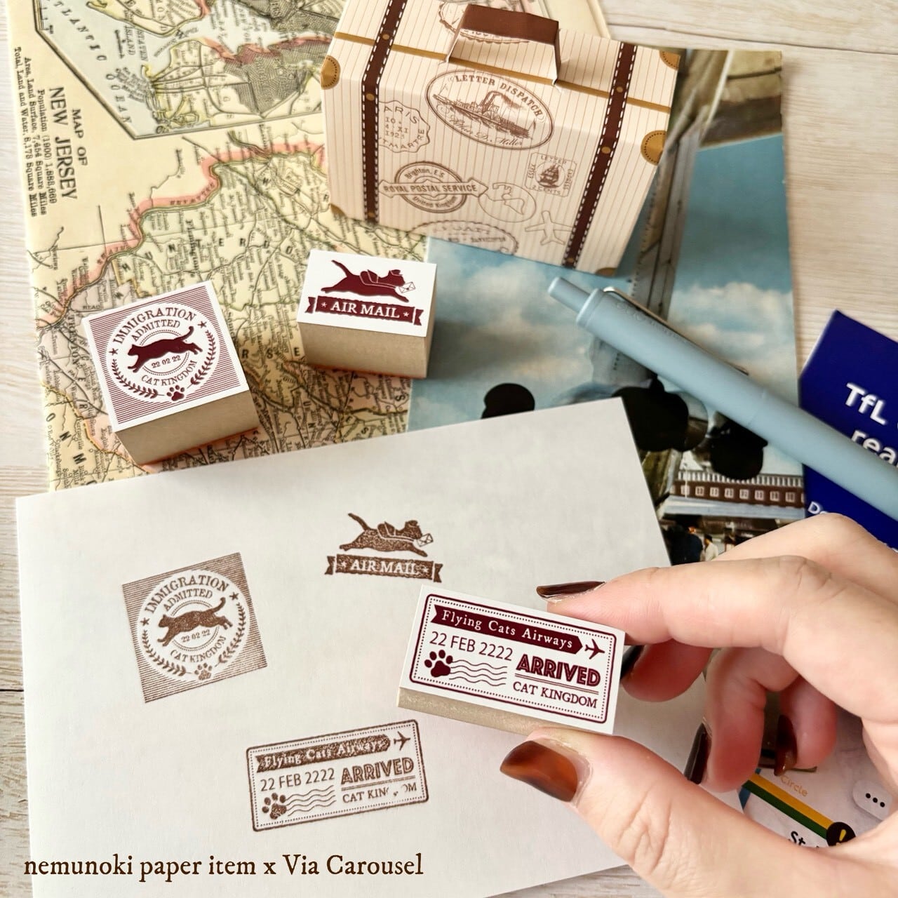x nemunoki paper item | Via Carousel