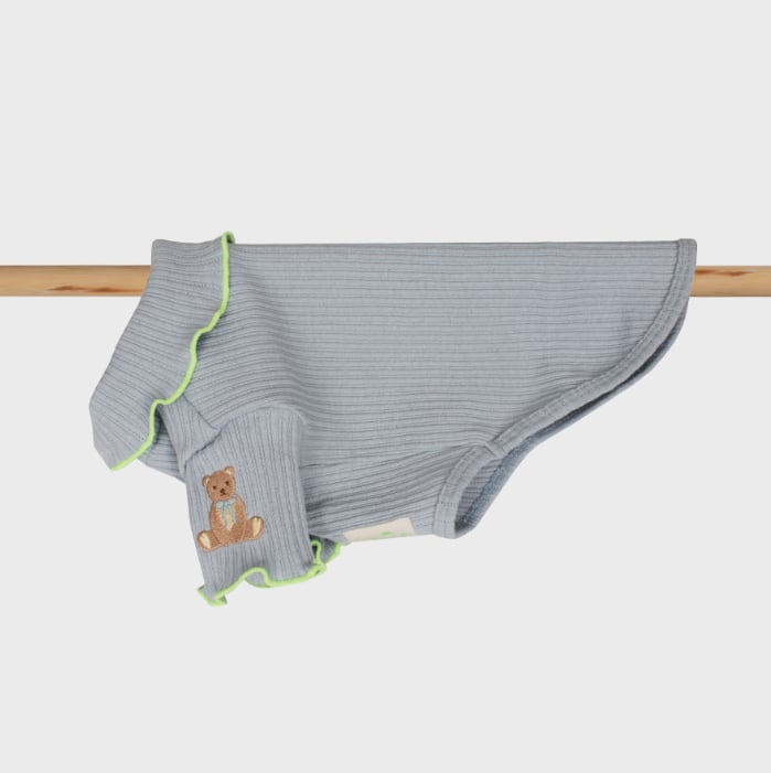 予約【Oops! my Dog】My Teddy Knit T (Blue)