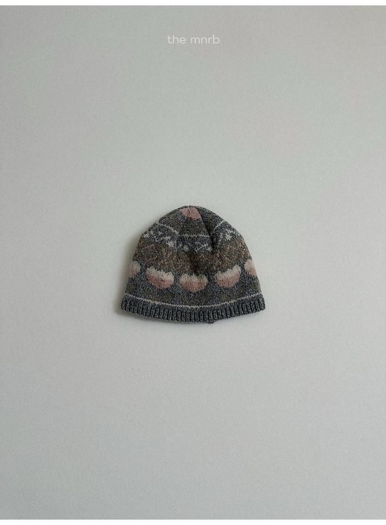 〖取寄〗韓国子供服 / 26winter / minirobe / フラワージャガードビーニー / キッズ *FREE*
