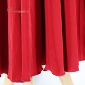 社交ダンス 衣装 スタンダード ドレス ワンピース 赤 無地 レース 上品 高級感 ダンス パーティ 発表会 レッド系 大人用 可愛い セクシー フォーマル シンプル 演技用 女性用 ストレッチ フレア 華やか おしゃれ 発表会用