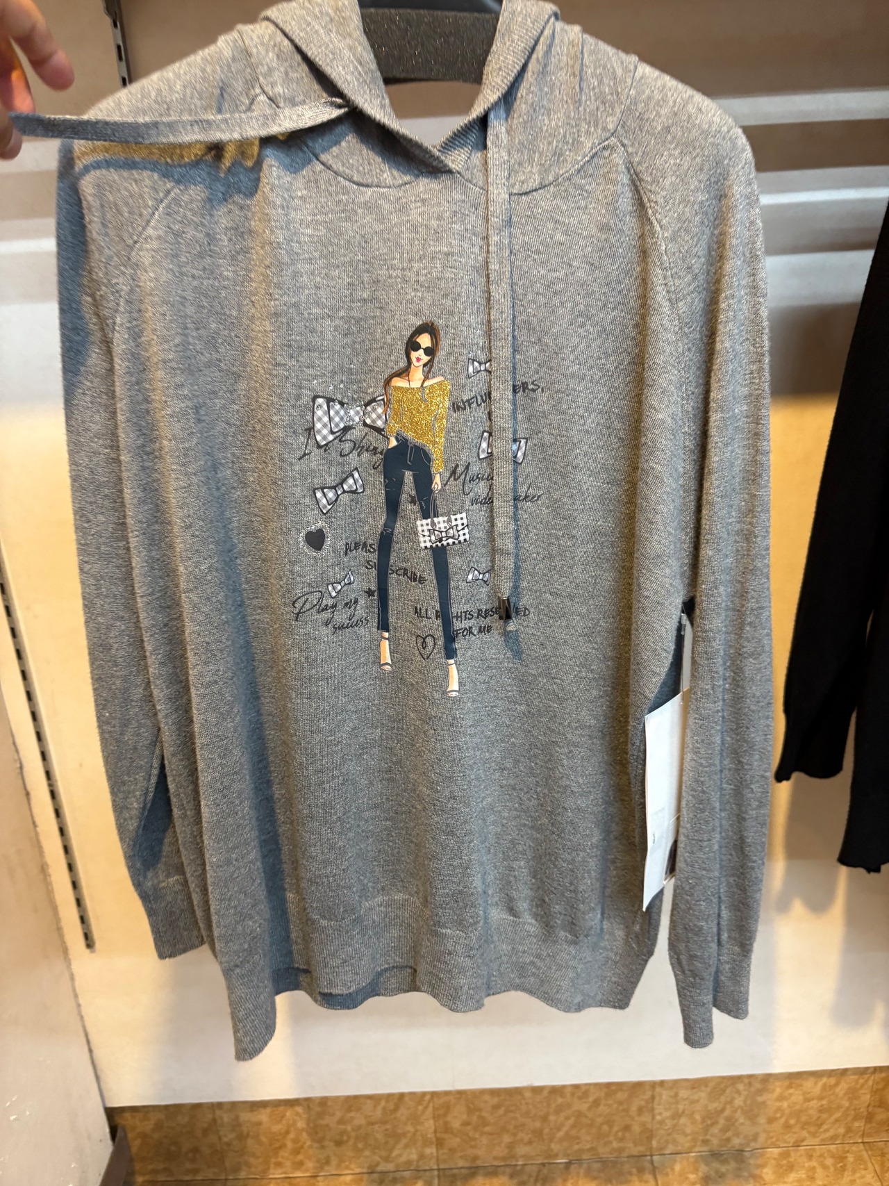 ラドアッシュ お姉さん柄パーカー 53-3956