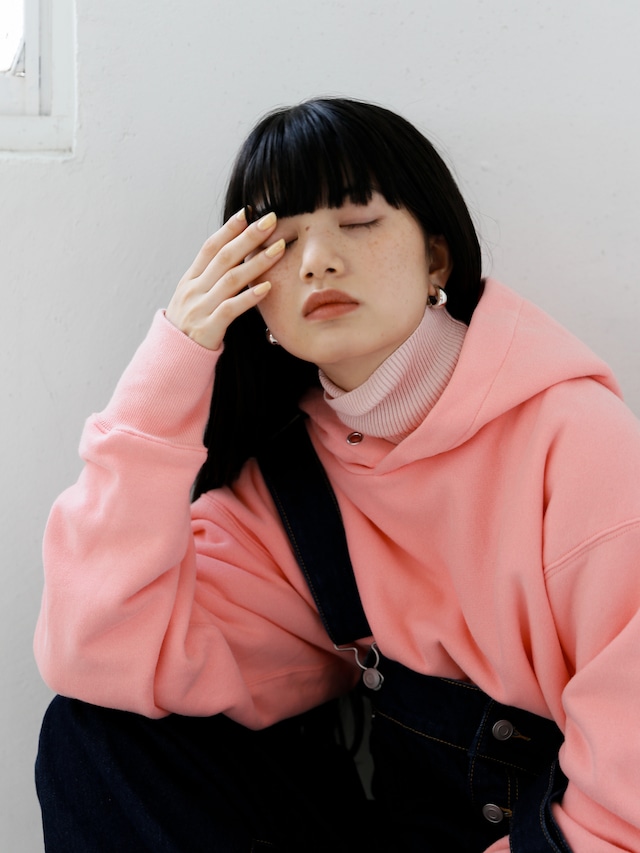 【yuzuki collaboration】oversize hoodie（pink）