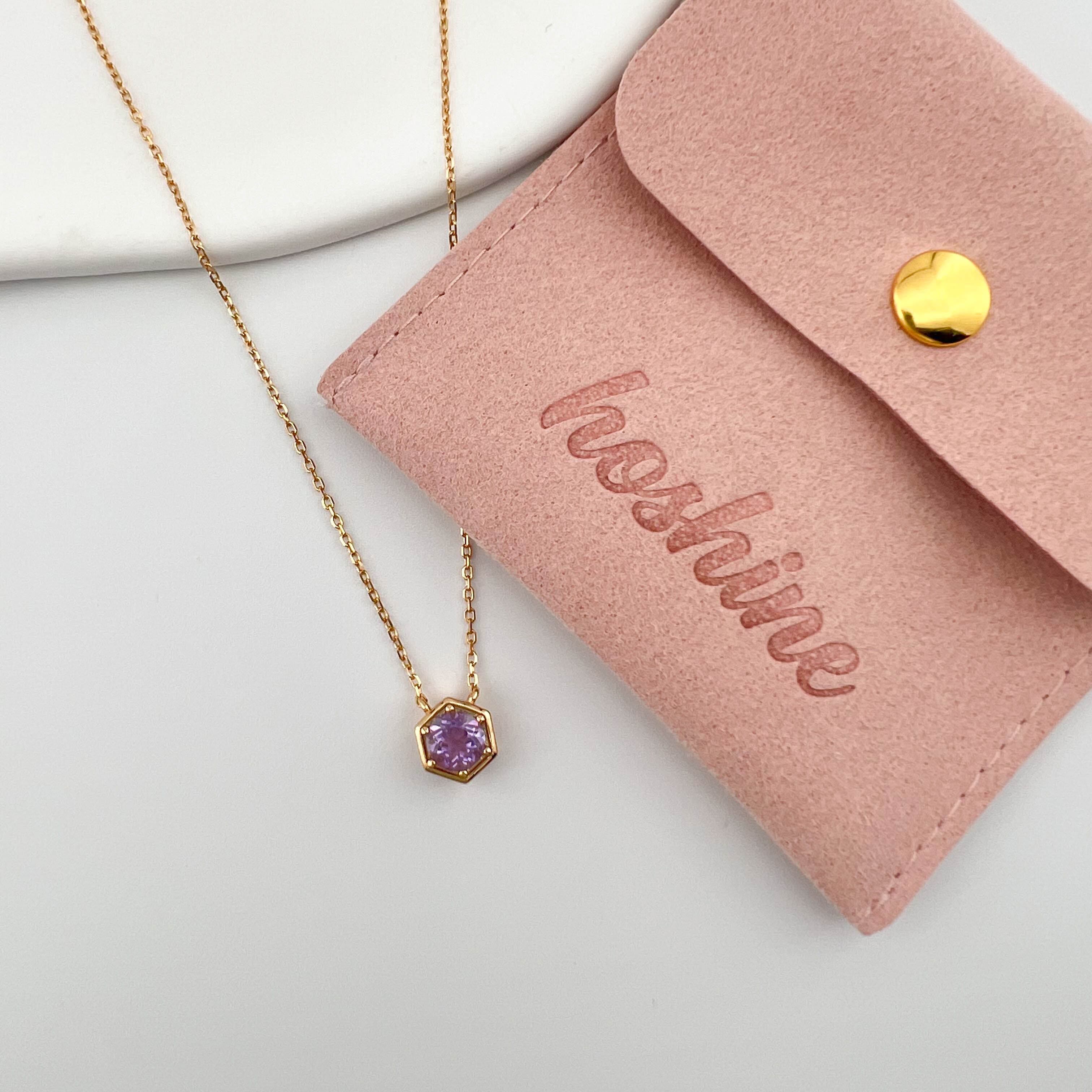 2月の誕生石 アメジストネックレス