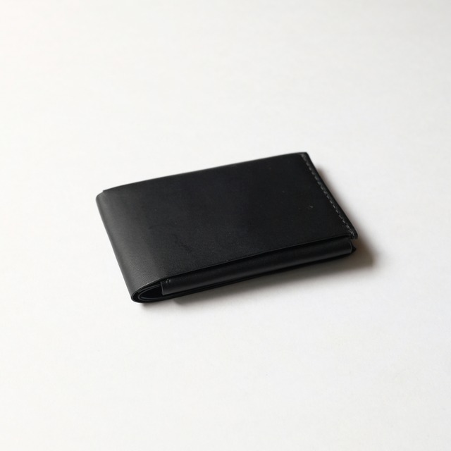 half wallet / 二つ折り財布 - bk - elbamatt