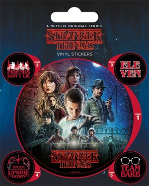 ストレンジャーシングス STARANGER THINGS (One Sheet)　ステッカー5枚付き PS7423