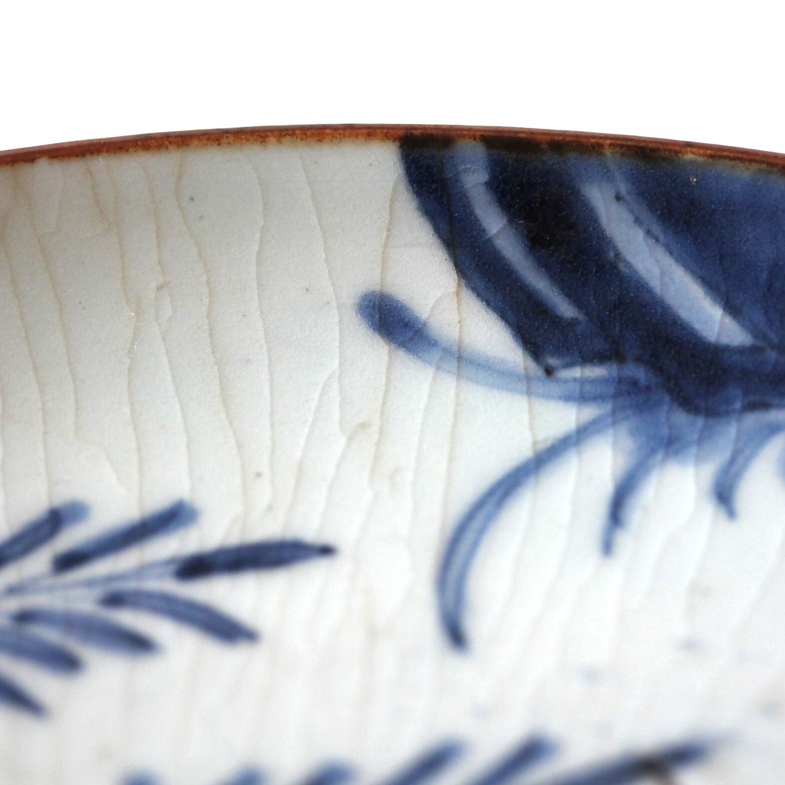 古伊万里染付枝垂桜文皿 d21.7cm Imari Blue and White Dish, Design