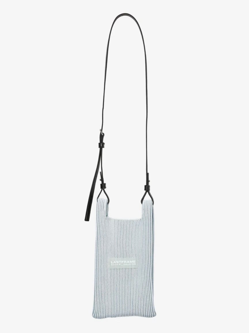 LASTFRAME ラストフレーム　メタリック トーンラップ バッグ　シルバー 25AW】LASTFRAME ラストフレーム / KYOTO METALLIC WRAP BAG MINI