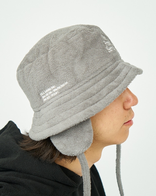 【FreshService(フレッシュサービス)】PILE SAUNA HAT／GREY（FSR241-90150）