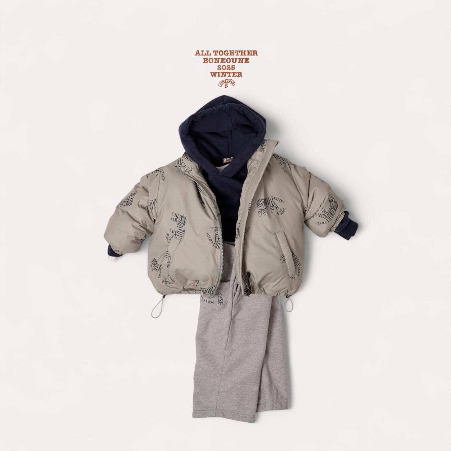 〚予約〛tiger down jacket <kids><Jr><mom>