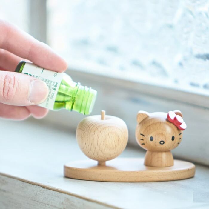 ニチガン アロマスタンド レッド 木製雑貨 雑貨 キティ サンリオ 木製