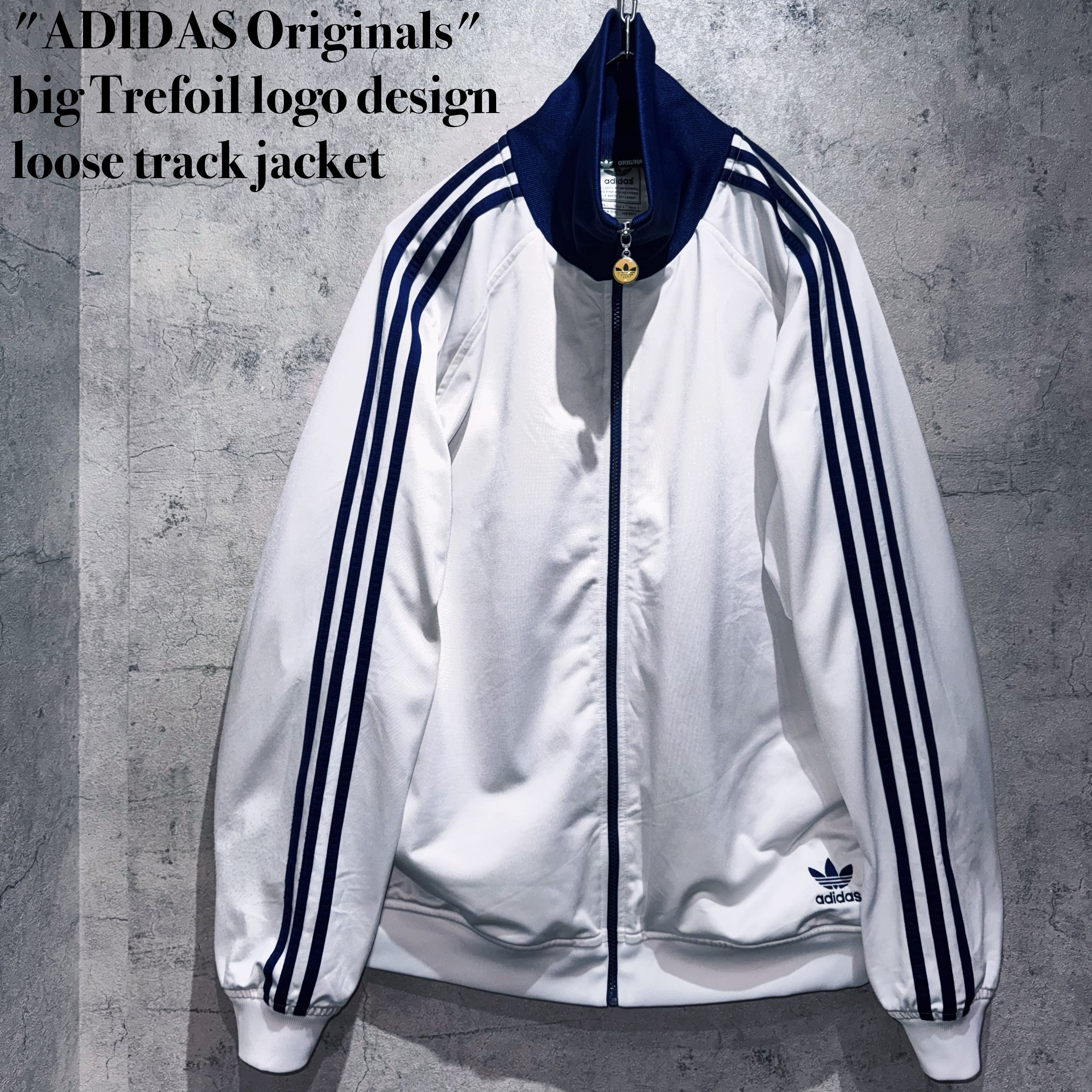 "ADIDAS Originals"big Trefoil logo design loose track jacket