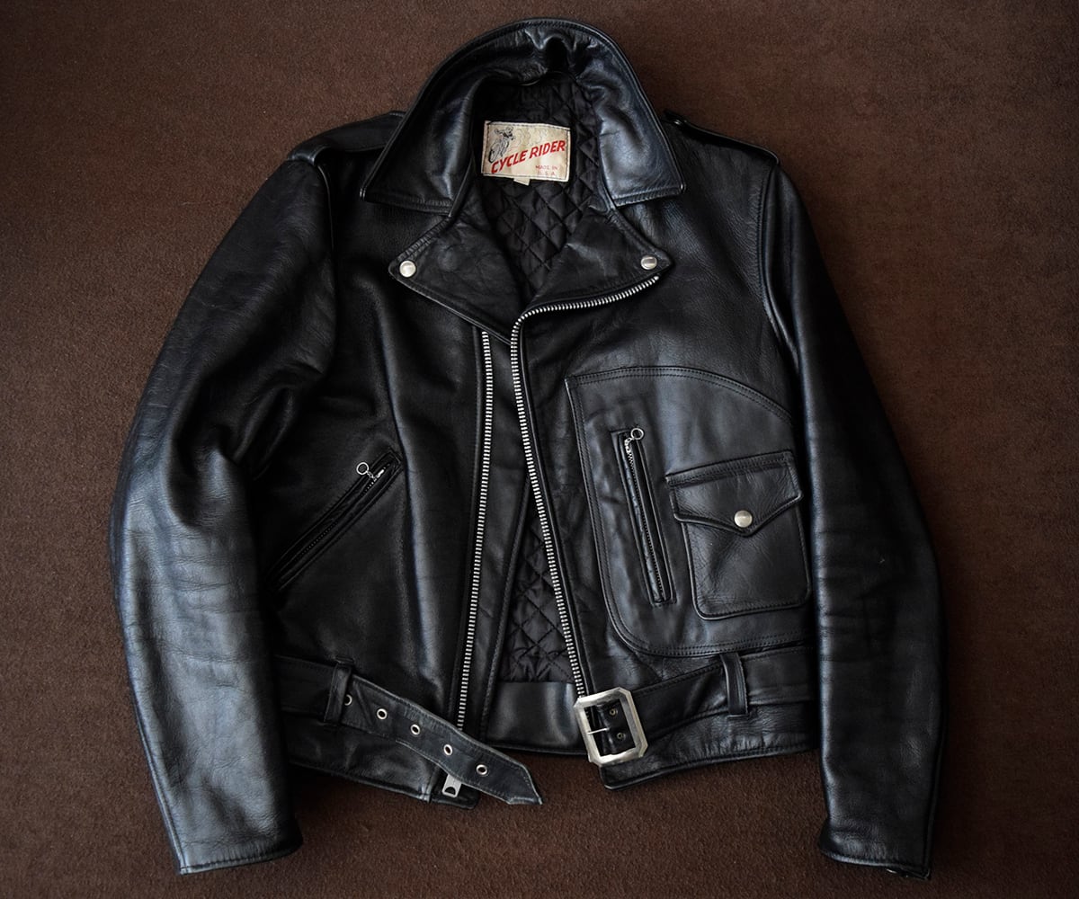 MINT! 70s SCHOTT CYCLE RIDER D-POCKET 38 | SECOND TIME GLORY MINT! 70s SCHOTT CYCLE RIDER D-POCKET 38 | SECOND TIME GLORY