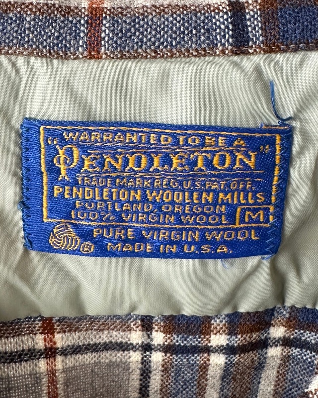 -PENDLETON- Vintage 70s L Board shirt