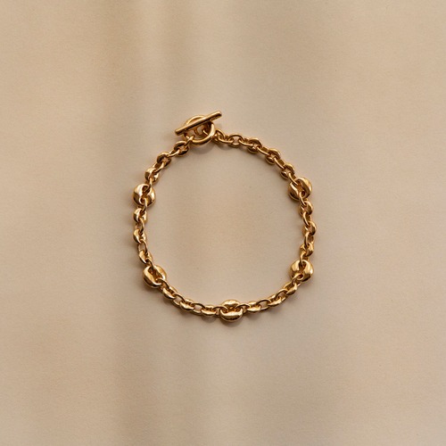 8hole bracelet  Gold