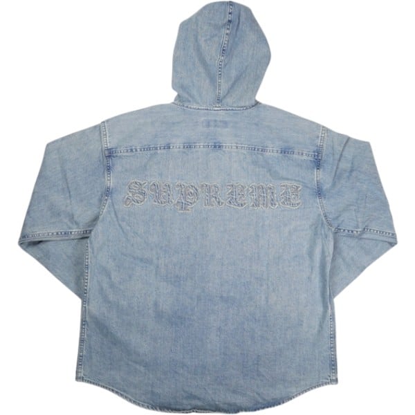 Size【S】 SUPREME シュプリーム 25SS Hooded Denim Shirt Washed