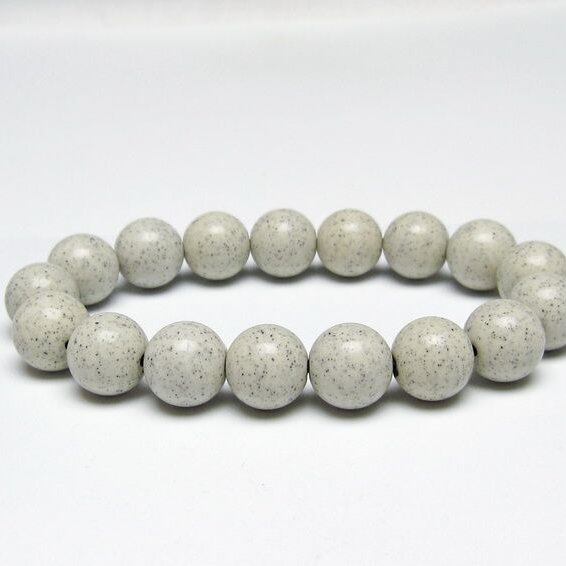 北投石 ブレスレット 12mm 一点物 メール便可 111-50168