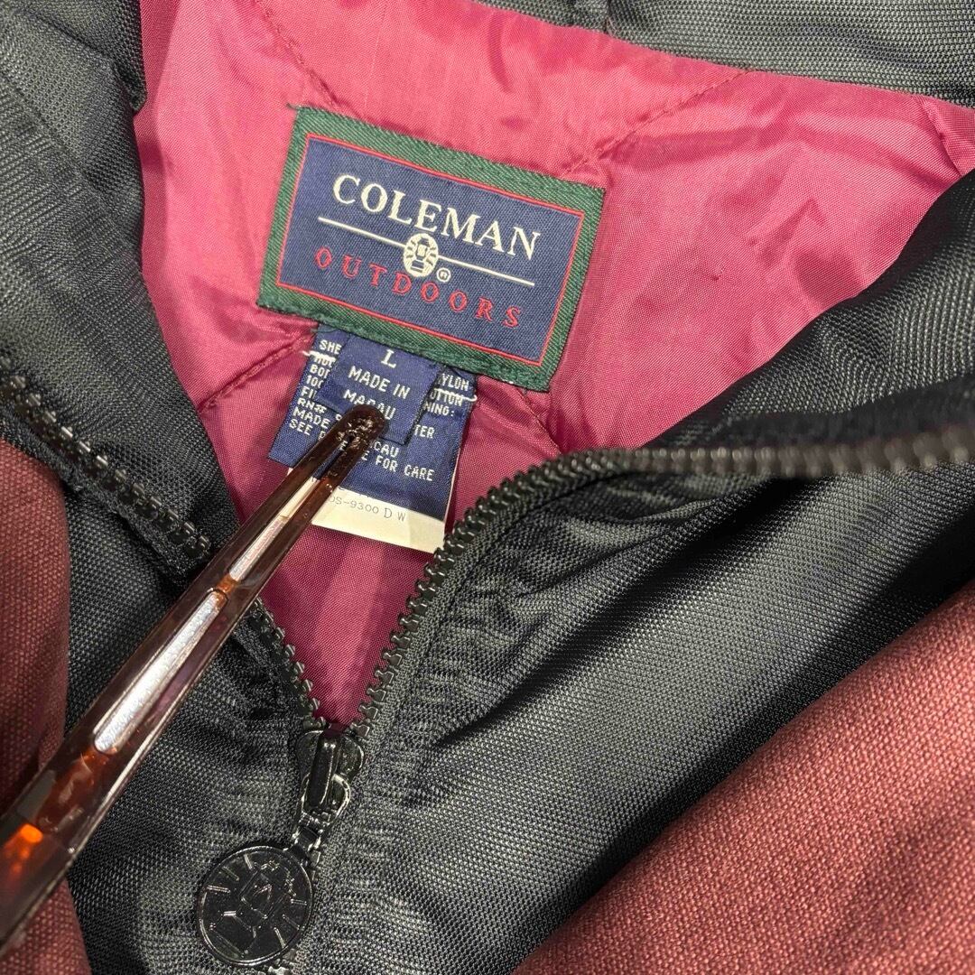 90s COLEMAN OUTDOORS ナイロンアノラック 中綿ジャケット L | PAY ID