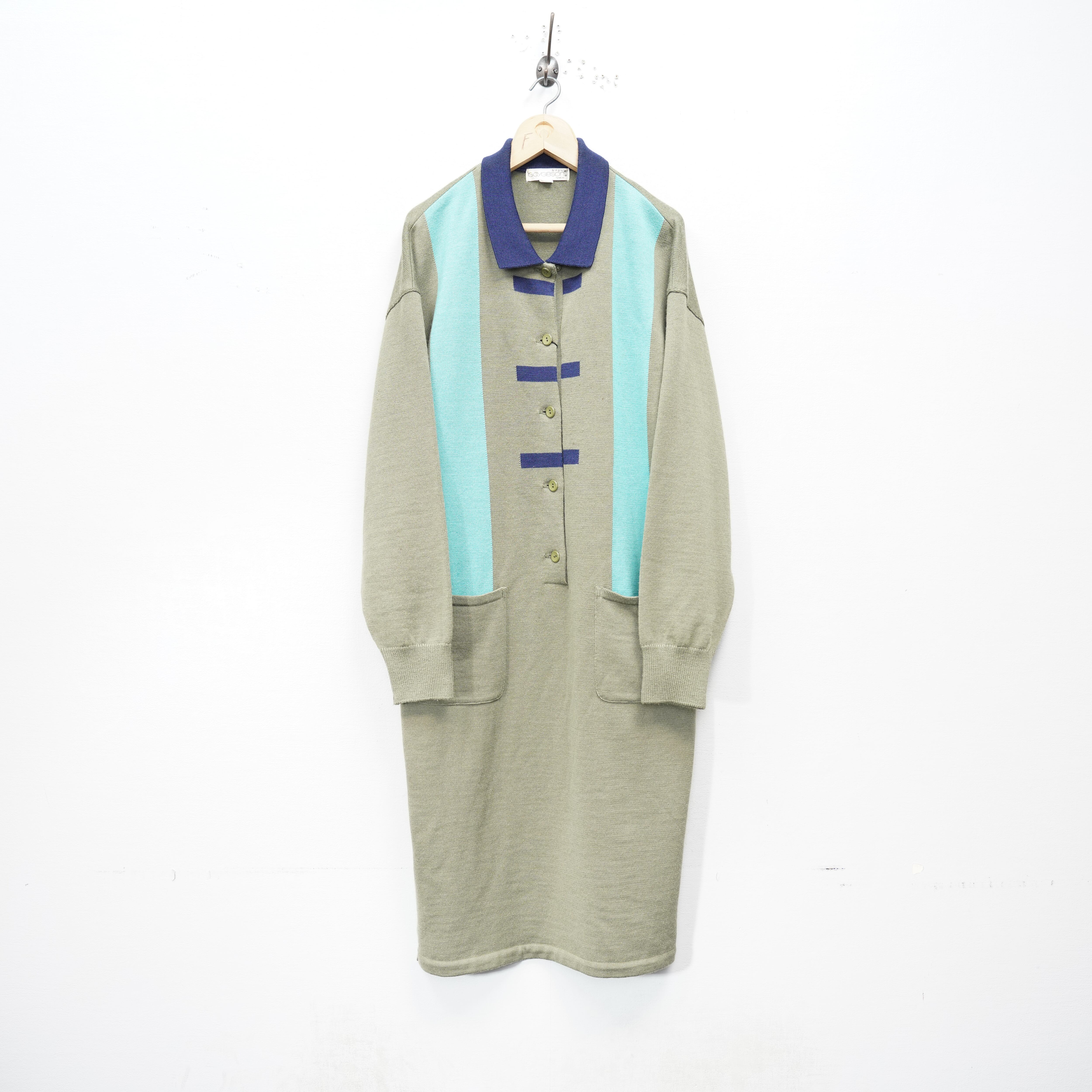 RETRO VINTAGE GAYGIBSON DESIGN KNIT ONE PIECE/レトロ古着デザイン ...