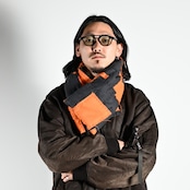 KUON / x The Inoue Brothers Alpaca Patchwork Scarf