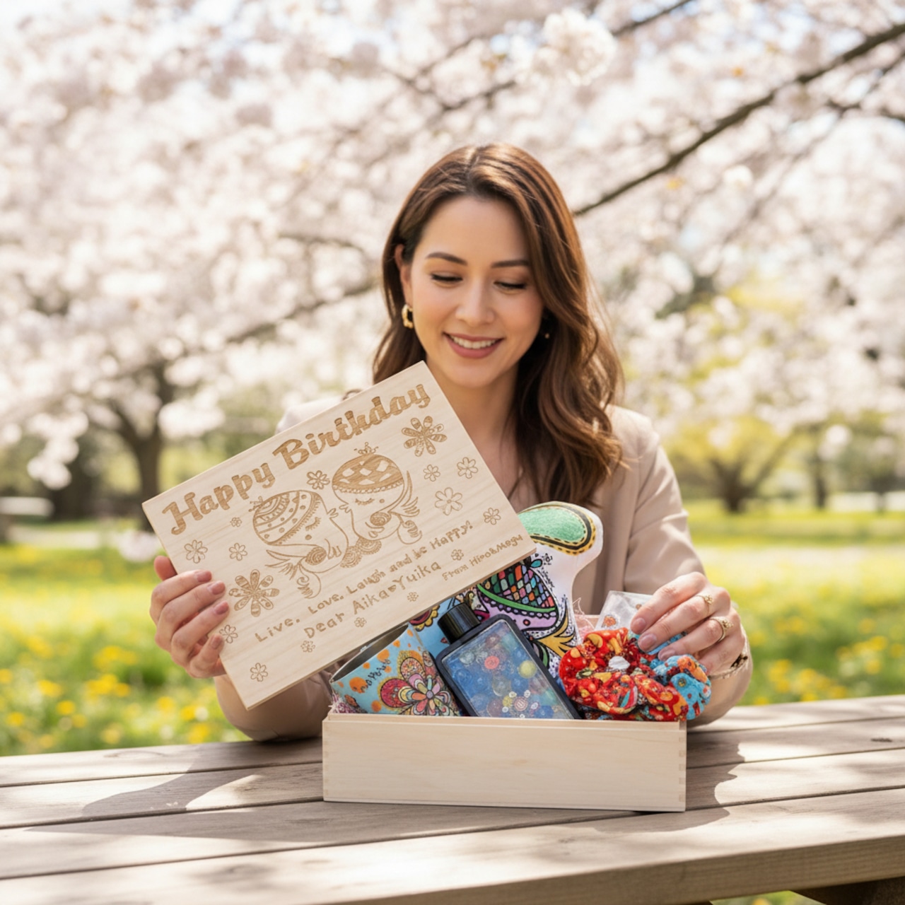 刻印できる木箱