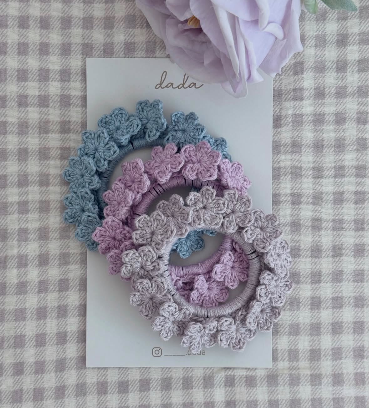 【dada.】cotton scrunchy