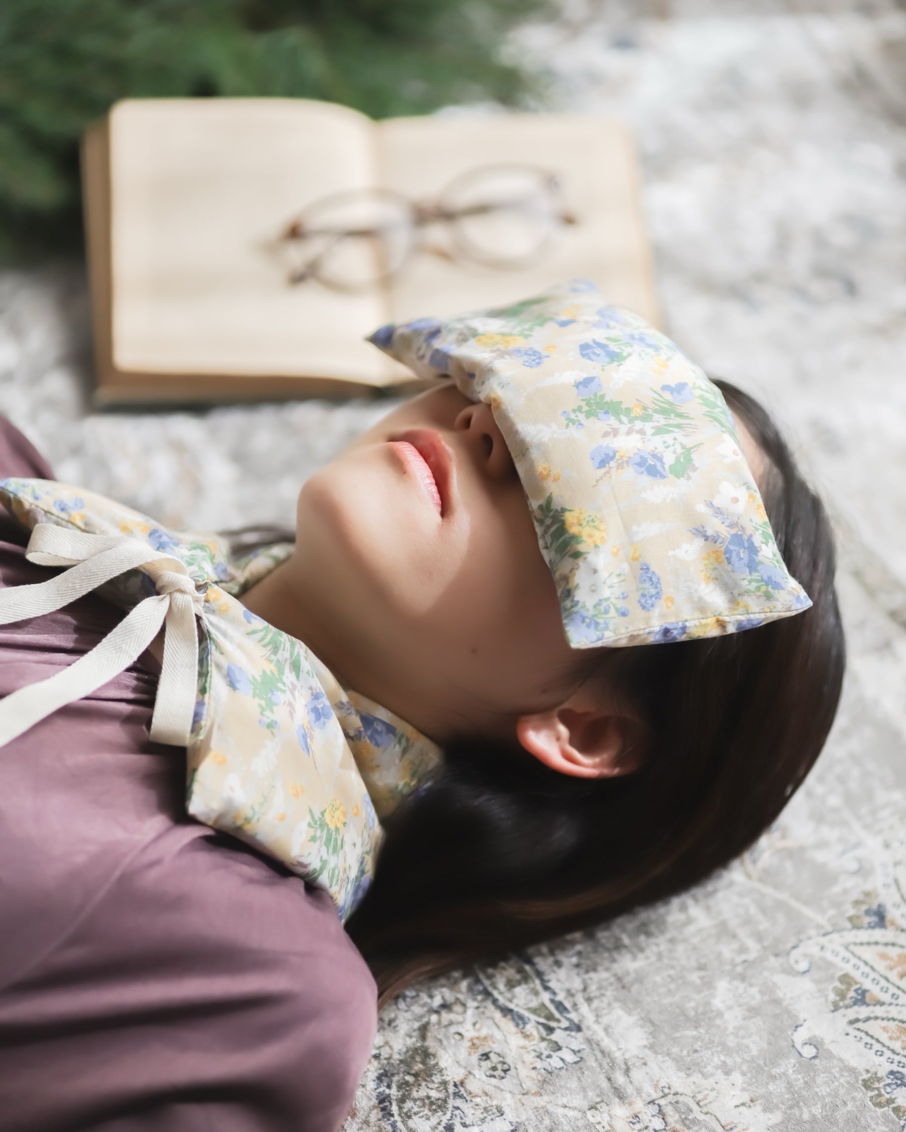 アイピロー》米ぬか玄米カイロ（選べるハーブ）Woodland Bloom カバー