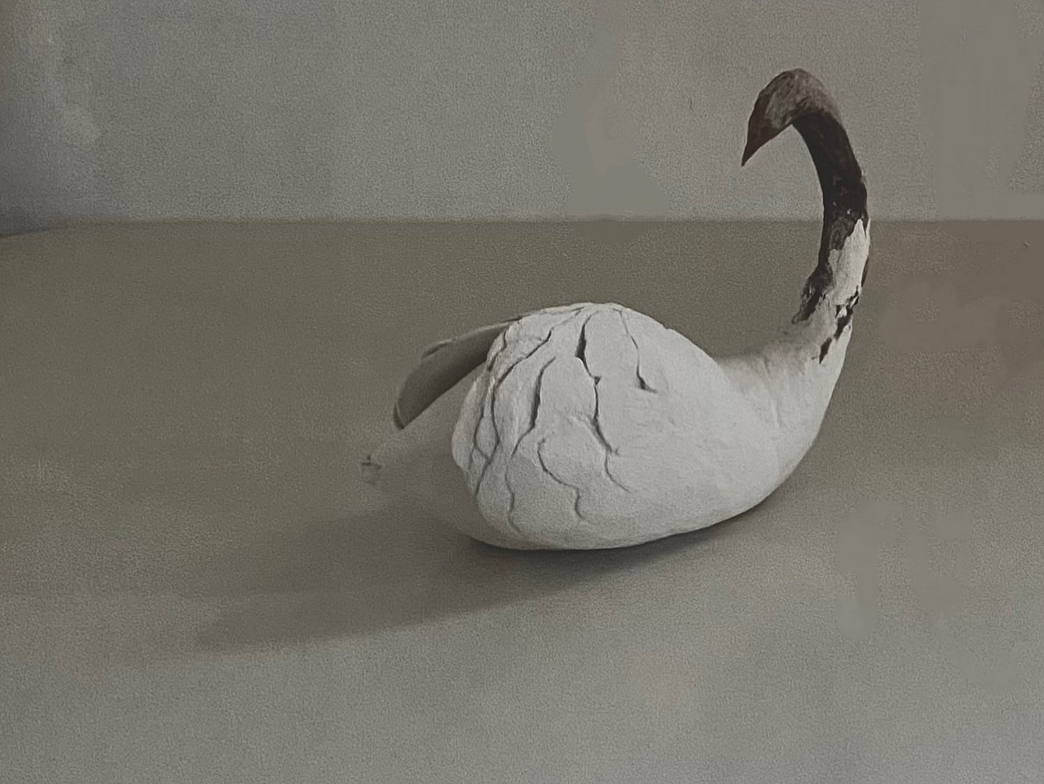 渡り鳥 オブジェ 白鳥   置物　大型  鋳銅 渡り鳥 オブジェ 白鳥 置物 大型 鋳銅 工芸品