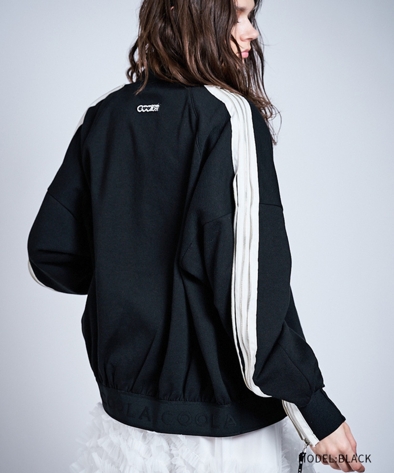 ダブルファスナートラックジャケット (WHITE) CQ-47031